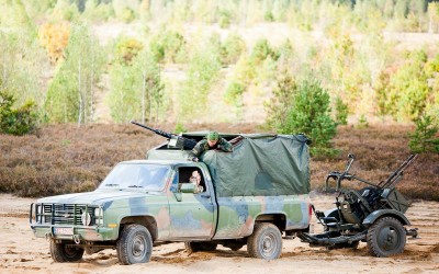 Pasivazinejimas karine technika - Tankodromas - 2